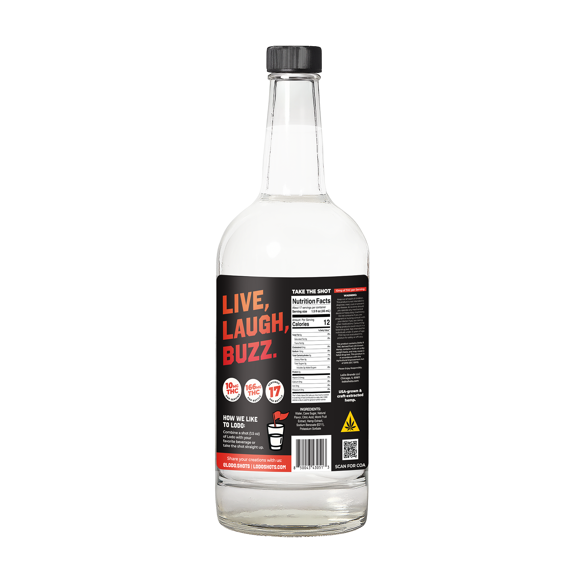Hot Shot 10mg Non Alc Spirit